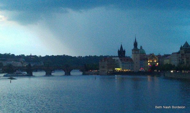 Prague at gloaming